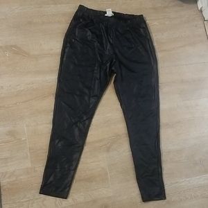 Pleather leggings